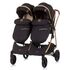 Carucior gemeni Chipolino Duo Smart 2 in 1 ebony, Culoare: Negru - poza 8 - ExclusivMAG.ro