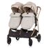 Carucior gemeni Chipolino Duo Smart 3 in 1 sand, Culoare: Crem - poza 9 - ExclusivMAG.ro