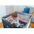 Tarc de joaca 93x93 cm 4Baby COLORADO Gri, Culoare: Gri, Dimensiuni: 85x85 - poza 10 - ExclusivMAG.ro
