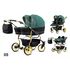 Carucior pentru gemeni Mikado TWIN 2023 T-08 3 in 1, Culoare: Multicolor  - ExclusivMAG.ro