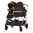 Carucior gemeni Chipolino Duo Smart 2 in 1 ebony, Culoare: Negru - poza 6 - ExclusivMAG.ro