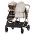 Carucior gemeni Chipolino Duo Smart 3 in 1 sand, Culoare: Crem - poza 7 - ExclusivMAG.ro
