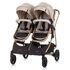 Carucior gemeni Chipolino Duo Smart 2 in 1 sand, Culoare: Crem - poza 7 - ExclusivMAG.ro