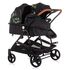 Carucior gemeni Chipolino Duo Smart 2 in 1 exotic, Culoare: Multicolor,poza 3