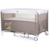 Patut pliabil Chipolino Relax sand cu laterala culisanta, Culoare: Crem, Dimensiuni: 120x60,poza 4