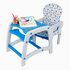 Scaun de masa Juju Eat&Play, Albastru, Culoare: Albastru,poza 2  - ExclusivMAG.ro Scaun de masa Juju Eat&Play, Albastru, Culoare: Albastru,poza 2
