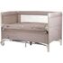 Patut pliabil Chipolino Relax sand linen cu laterala culisanta, Culoare: Crem, Dimensiuni: 120x60,poza 2