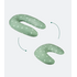Babymoov - Perna B.Love 2 in 1 de maternitate si de alaptare, in forma de U si C, Verde, Culoare: Verde,poza 2