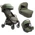 Joie - Carucior pentru copii ultracompact 3 in 1 Parcel Pine / i-Gemm Pine, Culoare: Verde  - ExclusivMAG.ro