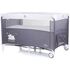 Patut pliabil Chipolino Relax glacier cu laterala culisanta, Culoare: Gri, Dimensiuni: 120x60 - poza 4 - ExclusivMAG.ro