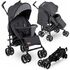 Carucior sport Lionelo Irma, Black/ Dark Grey, Culoare: Gri/Negru, Model: sport,poza 2