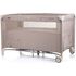 Patut pliabil Chipolino Relax sand linen cu laterala culisanta, Culoare: Crem, Dimensiuni: 120x60,poza 4