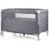 Patut pliabil Chipolino Relax glacier linen cu laterala culisanta, Culoare: Gri, Dimensiuni: 120x60,poza 3