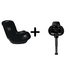 Set Scaun auto rotativ Nuna i-Size TODL next Caviar, 40-105 cm + Baza isofix BASE next i-Size pentru TODL next, Culoare: Negru, Grupa: 0-18kg (0 luni - 4 ani),poza 2