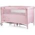 Patut pliabil Chipolino Relax rose linen cu laterala culisanta, Culoare: Roz, Dimensiuni: 120x60,poza 3
