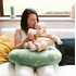 Babymoov - Perna B.Love 2 in 1 de maternitate si de alaptare, in forma de U si C, Verde, Culoare: Verde,poza 5
