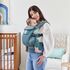 Marsupiu OMNI Breeze Ergobaby Twilight Blue Daisies, Culoare: Turcoaz - poza 3 - ExclusivMAG.ro