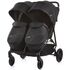 Carucior gemeni Chipolino Top Stars ebony, Culoare: Negru - poza 3 - ExclusivMAG.ro