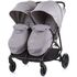 Carucior gemeni Chipolino Top Stars graphite, Culoare: Gri - poza 3 - ExclusivMAG.ro