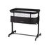 Co-sleeper MoMi, Revo - Black, Culoare: Negru  - ExclusivMAG.ro