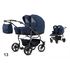 Carucior pentru gemeni Mikado TWIN 2023 T-13 2 in 1, Culoare: Albastru  - ExclusivMAG.ro