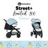 Carucior sport, Petite&Mars Street+ Air, Pana la 25 kg, 6 luni+, Ocean, Culoare: Albastru, Model: sport,poza 4