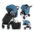 Carucior sport Petite&Mars Royal, 0-22 kg, Ocean Blue, Culoare: Albastru, Model: sport,poza 2