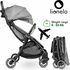 Carucior sport Lionelo Julie One, Stone Grey, Culoare: Gri deschis, Model: sport,poza 3