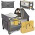 Patut pliant cu doua nivele Lionelo Sven Plus,120x60 cm,Yellow Scandi, Culoare: Galben, Dimensiuni: 120x60,poza 3  - ExclusivMAG.ro Patut pliant cu doua nivele Lionelo Sven Plus,120x60 cm,Yellow Scandi, Culoare: Galben, Dimensiuni: 120x60,poza 3