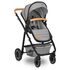 Carucior Lionelo Amber 2 in 1, Pana la 22 kg, Gri deschis, Culoare: Gri deschis, Model: 2 in 1,poza 6