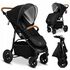 Carucior sport Lionelo Natt, De la nastere, 0 - 22 kg, Negru Onyx, Culoare: Negru, Model: sport,poza 2  - ExclusivMAG.ro Carucior sport Lionelo Natt, De la nastere, 0 - 22 kg, Negru Onyx, Culoare: Negru, Model: sport,poza 2