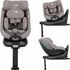 Scaun auto pentru copii, Lotus, Nastere - 125 Cm, Rotire 360° grade, FreeON, Grey, Culoare: Gri deschis, Grupa: 0-25kg (0 luni - 7 ani),poza 2