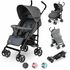 Carucior sport Lionelo Elia, Graphite, Culoare: Gri,poza 2