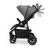 Carucior sport Lionelo Natt, De la nastere, 0 - 22 kg, Gri, Culoare: Gri, Model: sport,poza 5