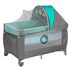 Patut pliant cu doua nivele Lionelo Sven Plus,120x60 cm,Turcoaz/Gri, Culoare: Turquoise, Dimensiuni: 120x60,poza 2