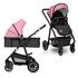 Carucior Lionelo Amber 2 in 1, Pana la 22 kg, Roz, Culoare: Roz, Model: 2 in 1,poza 3
