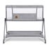 Patut co-sleeper Lionelo Luna, 2 in 1, Cu laterala culisanta, Gri deschis, Culoare: Gri deschis, Dimensiuni: 80x50,poza 3