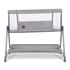 Patut co-sleeper Lionelo Luna, 2 in 1, Cu laterala culisanta, Gri deschis, Culoare: Gri deschis, Dimensiuni: 80x50,poza 4