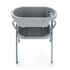 Cadita Petite&Mars 3 in 1, Spa, Pliabila, Cu roti si sistem de scurgere, Gri, Culoare: Gri - poza 7 - ExclusivMAG.ro