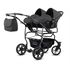 Carucior pentru gemeni Mikado GOLDSTAR 3 in 1 GS-15, Culoare: Gri, Model: gemeni - poza 2 - ExclusivMAG.ro