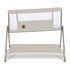 Patut co-sleeper Lionelo Luna, 2 in 1, Cu laterala culisanta, Bej, Culoare: Crem, Dimensiuni: 80x50,poza 4