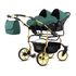 Carucior pentru gemeni Mikado GOLDSTAR 3 in 1 GS-09, Culoare: Verde, Model: gemeni - poza 2 - ExclusivMAG.ro