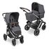 Carucior 2 in 1 Salsa 4 AIR Asphalt ABC Design, Culoare: Gri, Model: 2 in 1  - ExclusivMAG.ro