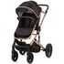 Carucior Chipolino Amore 2 in 1 obsidian gold, Culoare: Negru/Auriu, Model: 2 in 1 - poza 3 - ExclusivMAG.ro