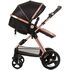 Carucior Chipolino Havana 2 in 1 obsidian gold, Culoare: Negru/Auriu, Model: 2 in 1 - poza 8 - ExclusivMAG.ro