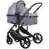 Carucior Chipolino Amore 2 in 1 ash grey, Culoare: Gri, Model: 2 in 1,poza 2