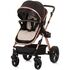 Carucior Chipolino Havana 2 in 1 obsidian gold, Culoare: Negru/Auriu, Model: 2 in 1 - poza 3 - ExclusivMAG.ro