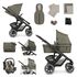 Carucior 3 in 1 Salsa 4 AIR Set Wheat ABC Design, Culoare: Verde inchis, Model: 3 in 1 - poza 10 - ExclusivMAG.ro