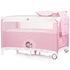Patut pliabil Chipolino Palace Princess pink, Culoare: Roz, Dimensiuni: 120x60,poza 4