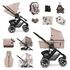 Carucior 3 in 1 Salsa 4 AIR Set Grain Teddy ABC Design, Culoare: Crem, Model: 3 in 1 - poza 7 - ExclusivMAG.ro